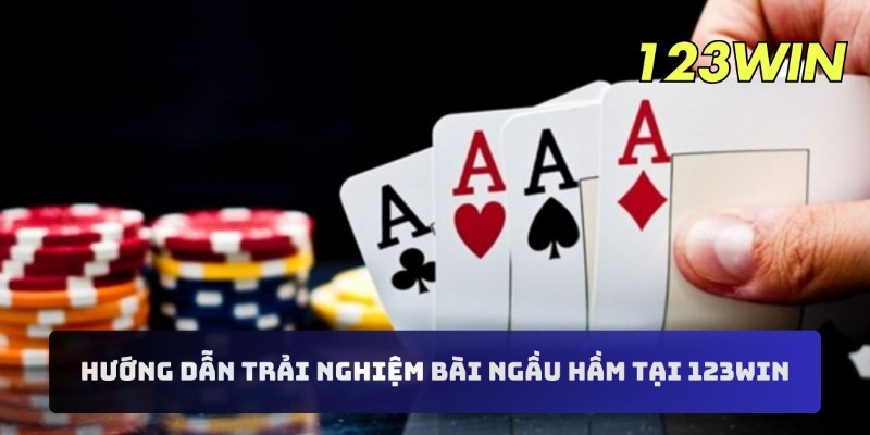 Hướng dẫn trải nghiệm bài ngầu hầm tại 123WIN